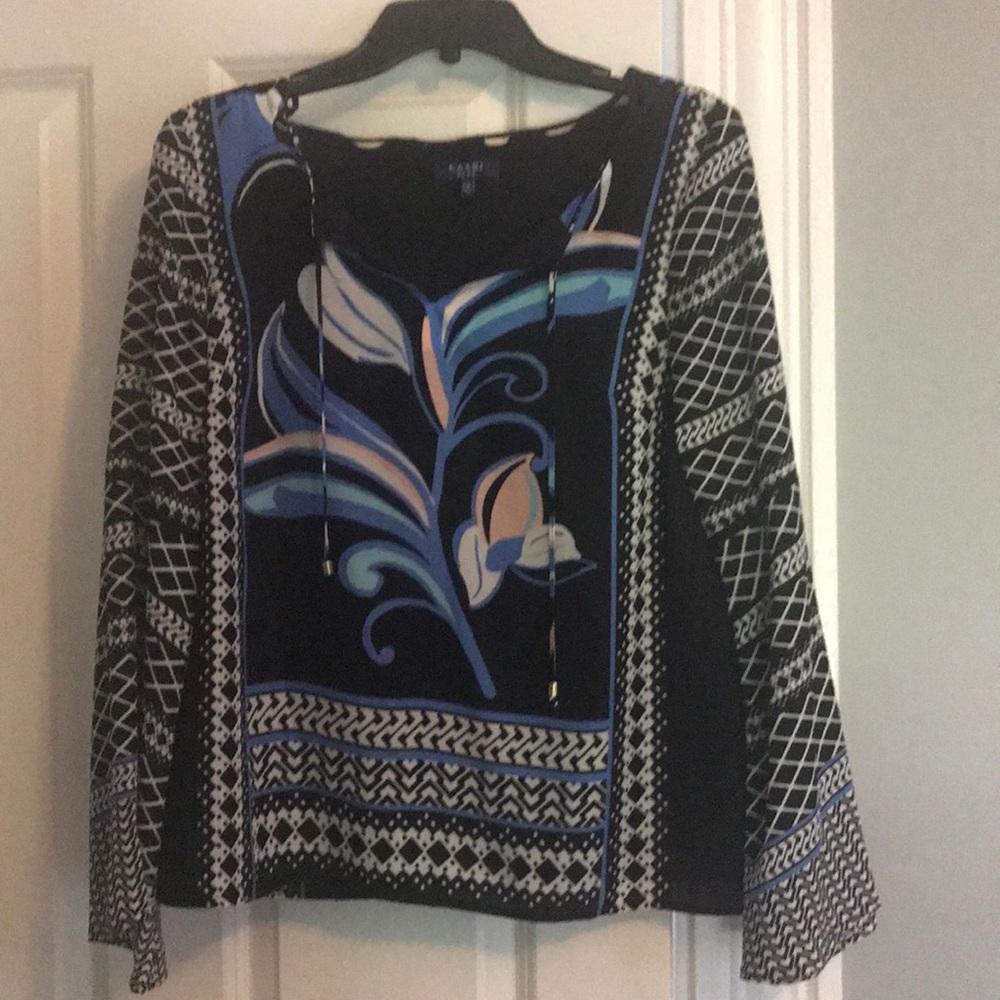 EUC Kaari Blue XS long sleeve blouse